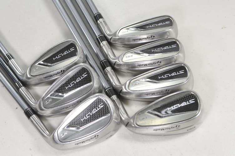 TaylorMade Stealth HD 5-PW,AW Iron Set Regular Flex 50g RH Graphite # 220765