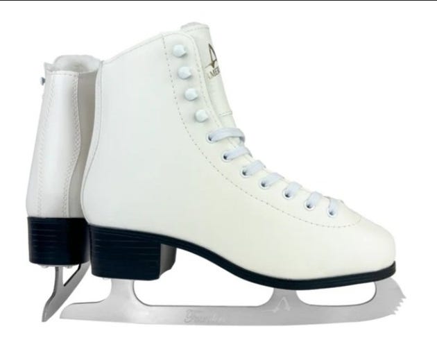 Brand new, never worn, American Athletic Furry Lined Figure Skates women's size 8