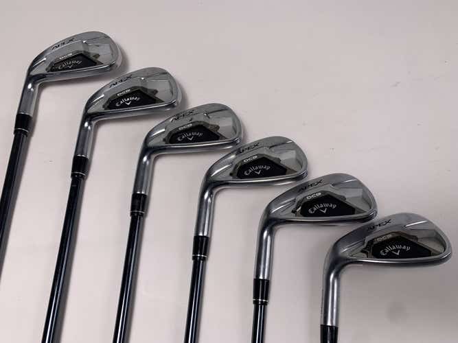 LEFTY Callaway Apex DCB 21 Iron Set 5-PW Recoil Dart F2 65g Senior LH -1''