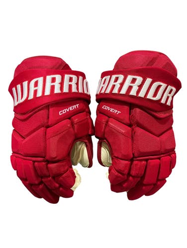 Warrior Covert Pro Allen Americans Pro Stock Hockey Gloves 13” Red (New) 1992
