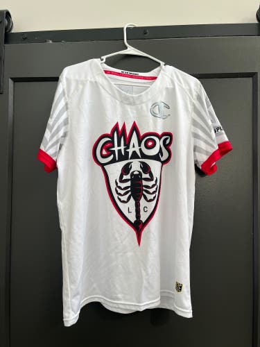 Chaos LC #22 Josh Byrne White Large Men's Champion Jersey (Used)