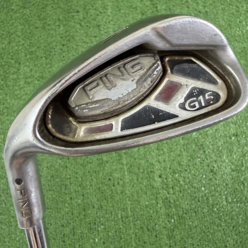 Ping G15 Pitching Wedge PW Black Dot Dynamic Gold R300 Regular Flex Left Handed