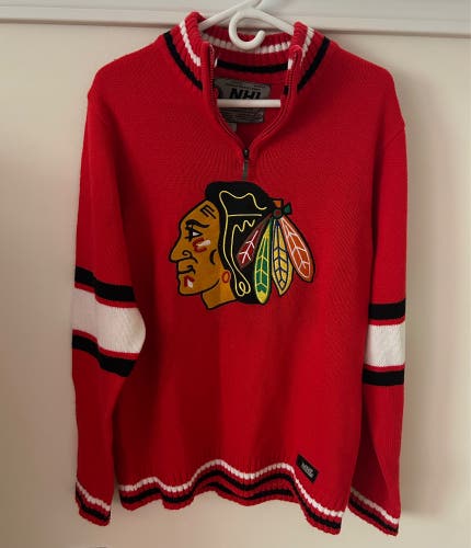 NHL Red Adult Unisex Medium Sweatshirt (Used)