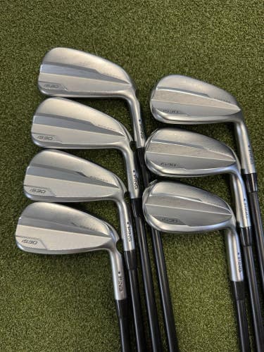 Ping i530 5-PW, UW Iron Set Reg Blue Dot Retro Spec Alta Regular Flex Graphite