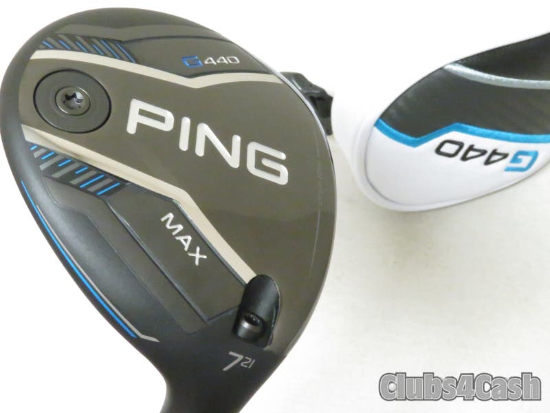 PING G440 MAX Fairway 21 7 Wood TOUR 2.0 Chrome 75 Regular Flex +