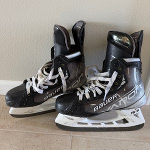Black/Gray 2021 Bauer Vapor Hyperlite Hockey Skates Regular Width Pro Stock 7 (Used)