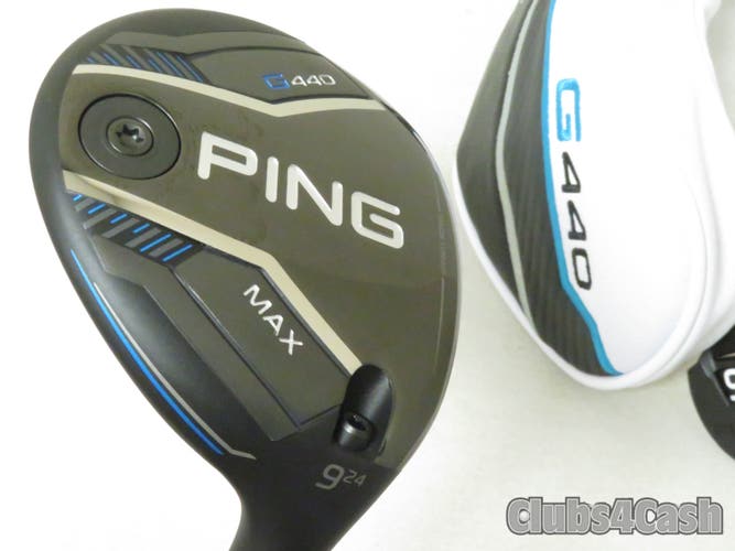 PING G440 MAX Fairway 23 9 Wood TOUR 2.0 Chrome 75 Regular Flex +Cover .. MINT