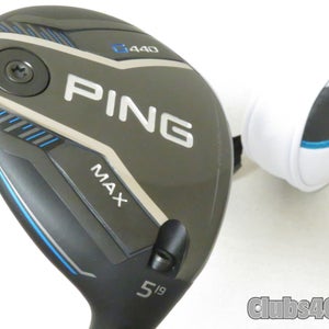 PING G440 MAX Fairway 19  5 Wood TOUR 2.0 Black 75 X-Flex +Cover .. MINT