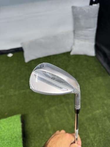 New Titleist Vokey Chrome Sm11 60* 12D Wedge, Wedge Flex Steel Shaft RH