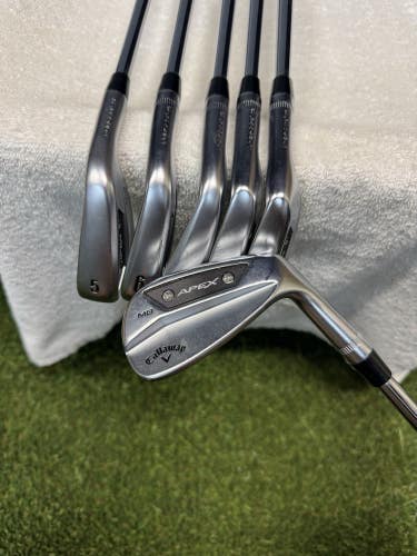 Callaway Apex 24 Pro/Cb/Mb Iron Set (5-Pw) Dynamic Gold Tour X100 Shafts RH
