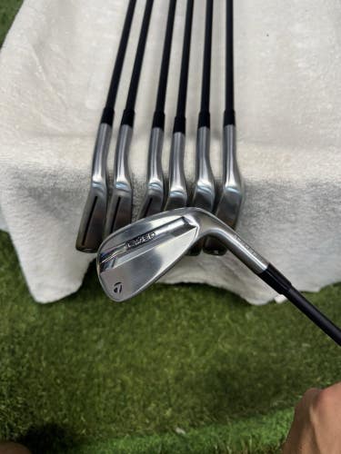 2025 TaylorMade P790 Iron Set (5-Pw,Aw) KBS Max 55g Regular Graphite Shaft RH