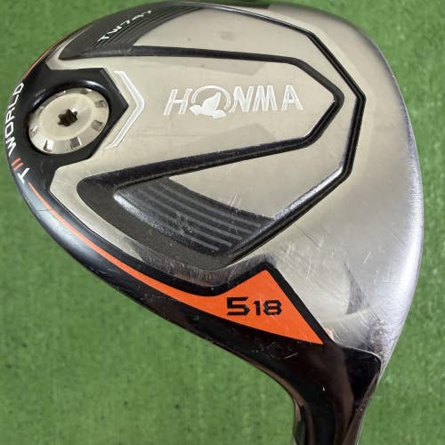 Honma TW747 Tour World 5 Wood 18 Vizard 60R Regular Flex 42.25