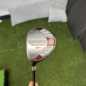 Lefty TaylorMade Burner TP 5 Wood 17.5* Reax 75g Stiff Flex Shaft LH