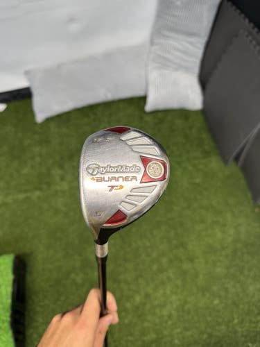 Lefty TaylorMade Burner TP 5 Wood 17.5* Reax 75g Stiff Flex Shaft LH