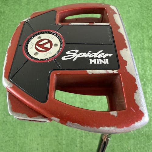 Taylormade Spider Mini Mallet Putter Red Black 34 Right Handed