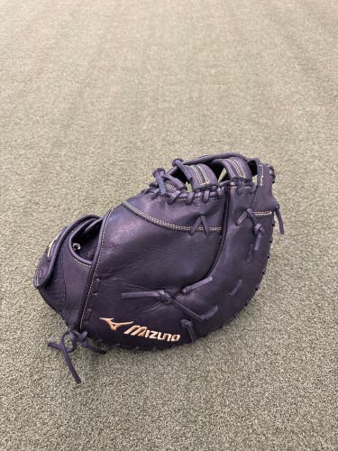 Mizuno MVP Prime LH First Base Softball Glove Black w/ Black Laces 13" (New)