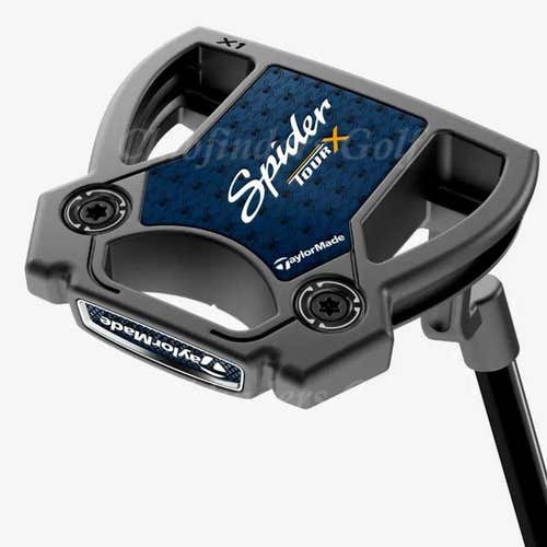 NEW! TaylorMade Spider Tour X X1 35" L-Neck Putter KBS w/Super Stroke & HC