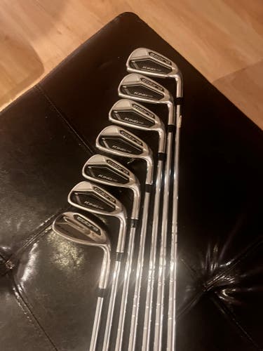 Cobra King F8 Right Handed Iron Set Regular Flex (7 Clubs) #5 - #9, PW, GW (Used)