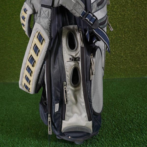 NIKE SasQuatch スタンドキャディバッグ Original Nike SasQuatch Stand Golf Bag Navy / Gray 14-Way Dual