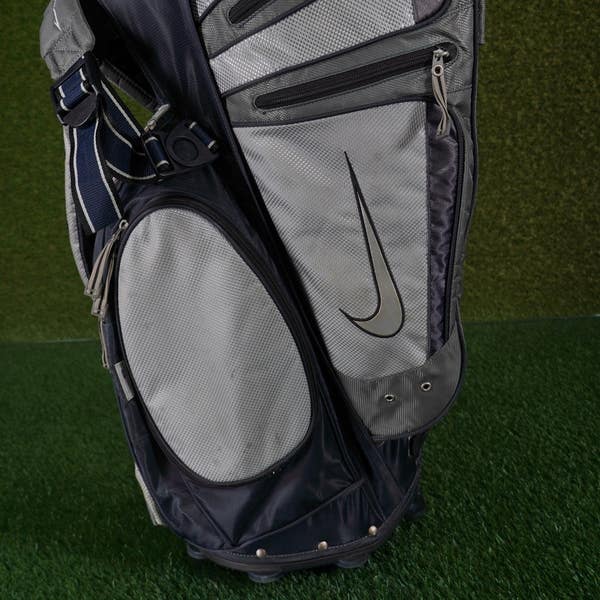NIKE SasQuatch スタンドキャディバッグ Original Nike SasQuatch Stand Golf Bag Navy / Gray 14-Way Dual