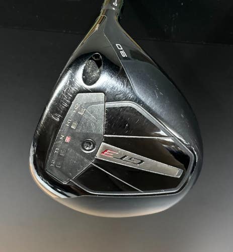 Titleist GT3 Driver 9.0* Stiff HZRDUS Black 60g RH Used
