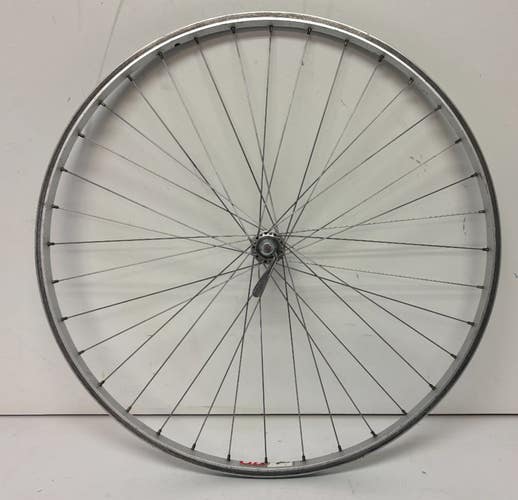Weinmann 519 36-Spoke Silver Aluminum 700C Front Wheel Shimano HB-RM40 Hub CLEAN