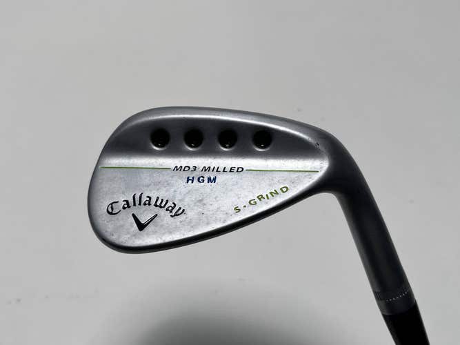 Callaway MD3 Milled Chrome S-Grind Gap Wedge GW 52* 10 S-Grind DG S300 Stiff RH