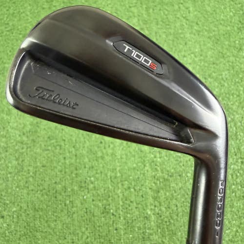 Titleist T100S 2021 Limited Black 4 Iron Project X LZ 6.0 Stiff Flex +1 Long