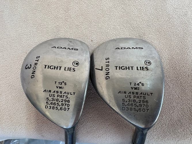 Ladies Tight Lies Air Assault Right Handed Woods Set Ladies Flex Graphite Shaft (Used)