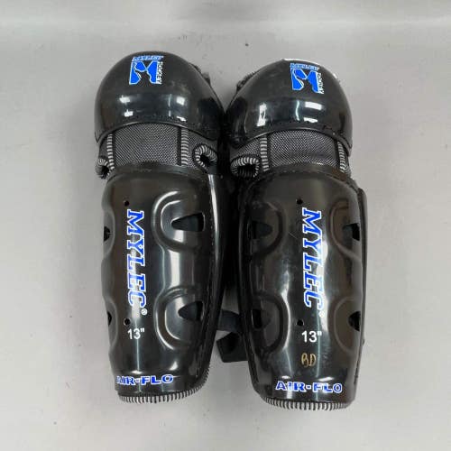 Mylec Air-Flo Intermediate 13" Vintage Hockey Shin Guards