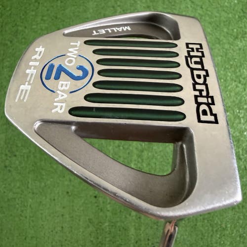 Rife Two Bar 2 Hybrid Mallet Putter Super Stroke Grip 34