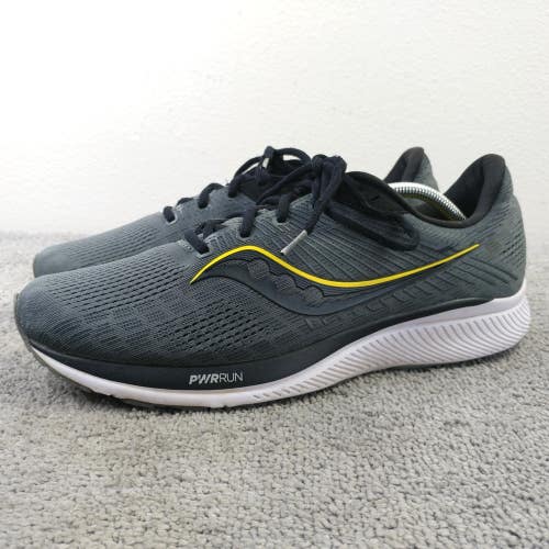 Saucony Guide 14 Mens 12 Running Shoes Gray Walking Sneaker Gym S20654-45 Low