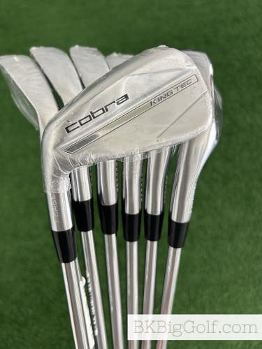 NEW LH Cobra King Tec 25 Forged Iron Set 4-P / KBS $-Taper 120 Stiff