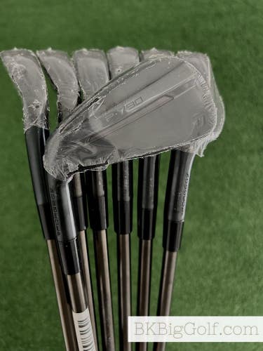 NEW LH Taylormade P790 25 Shadowfall Black Forged Iron Set 4-P
