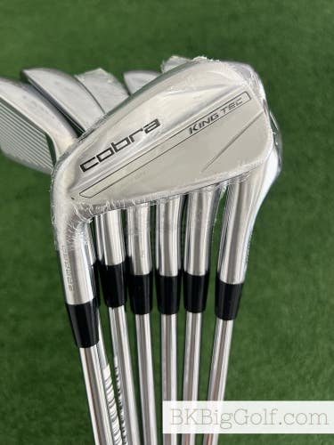 NEW LH Cobra King Tec 25 Forged Iron Set 5-G / Dynamic Gold S300 Stiff