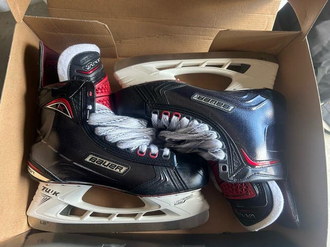 New Bauer Vapor 1x Pro Ice 2.0 Hockey Skates 9.5 D LS4 Steel