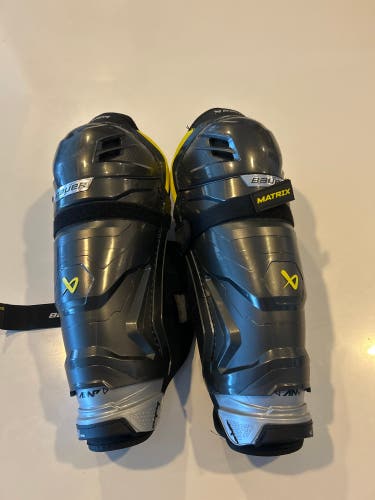 Senior Bauer Supreme Matrix 14" Shin Pads (New)
