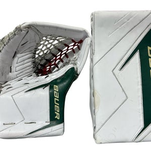 Cal Petersen Bauer Shadow Glove And Flylite Blocker Skinned As SV-Pro Wild Pro Stock (Used) 4027