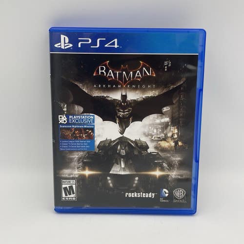 Batman: Arkham Knight (PlayStation 4, PS4) Complete CIB W/ Manual - Tested VGC