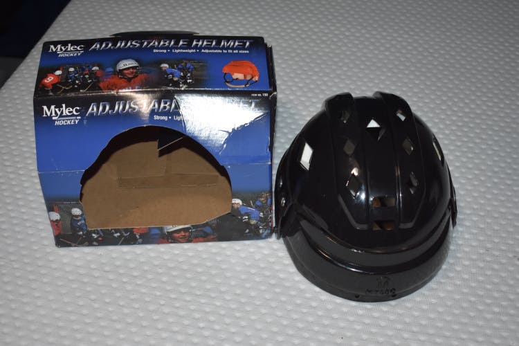 NEW - Mylec Street Hockey Adjustable Helmet, Black