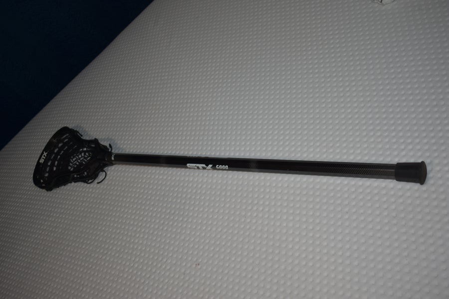 STX Stallion 6000 Complete Lacrosse Stick w/ STX Stallion U Strung Head, Black - Great Condition!