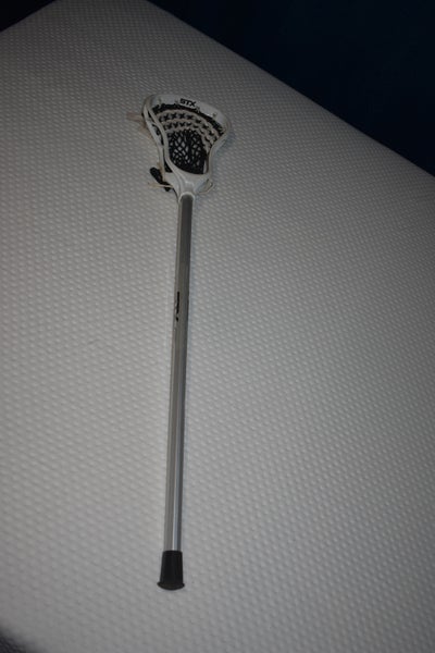 STX Stallion 6000 Complete Lacrosse Stick w/ STX Stallion U Strung Head, White - Great Condition!