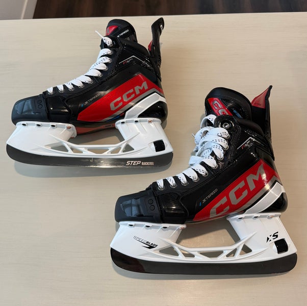 Red 2023 CCM JetSpeed FT6 Pro Hockey Skates Regular Width 8 (New)