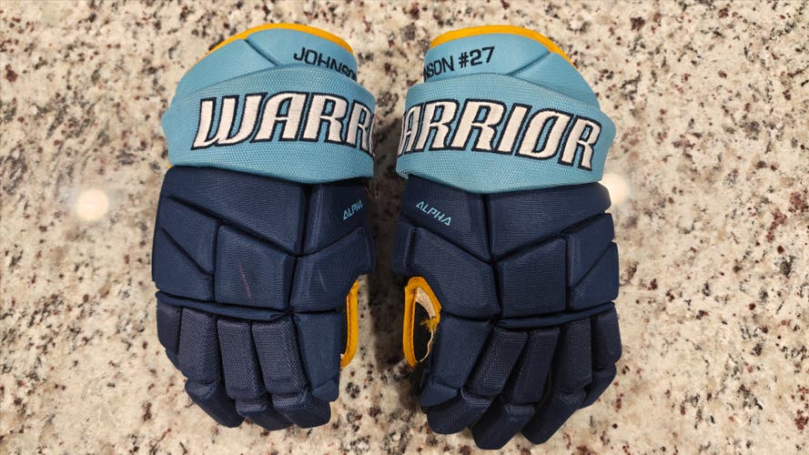 Warrior Alpha Pro Gloves 14" Pro Stock Custom used a 6 times