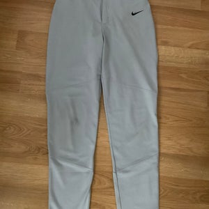 Gray Men's Small Adult Nike Game Pants (Used)