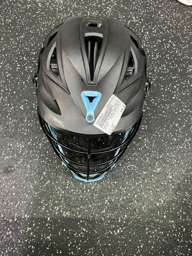 Used Cascade R BLACK/CAROLINA BLUE Lacrosse Helmet Black One Size 10743-C000484675