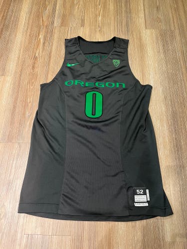 2015-16 Nike Oregon Ducks Dwayne Benjamin Game Worn Used Jersey PAC12 Size 52 +4