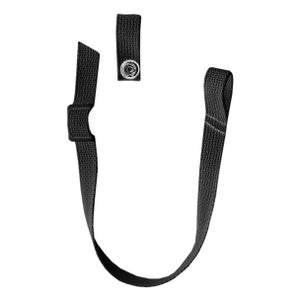 50 Black New Chin Strap - Loops & Buckles