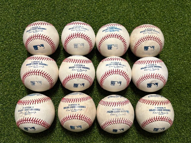 Rawlings Official Major League Baseballs 12 Pack (1 Dozen) (Used)