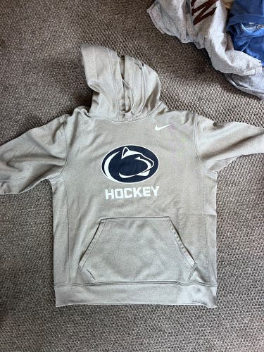 Penn State Hockey Gray Men's Medium Nike Sweatshirt (Used)